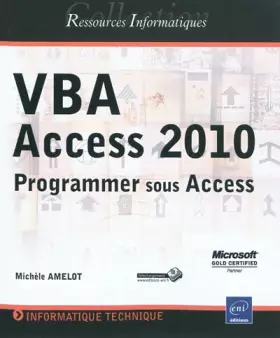 Couverture du produit · VBA Access 2010 - Programmer sous Access