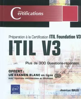 Couverture du produit · ITIL V3 - Préparation à la certification ITIL Foundation V3