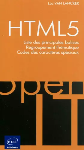 Couverture du produit · HTML5