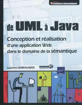 Couverture du produit · UML et Java - Conception et réalisation d'une application Web