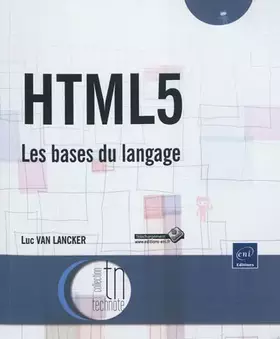 Couverture du produit · HTML5: Les bases du langage