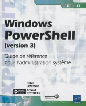 Couverture du produit · Windows PowerShell (version 3) - Guide de référence pour l'administration système
