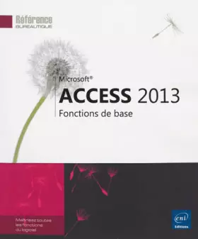 Couverture du produit · Access 2013 - Fonctions de base