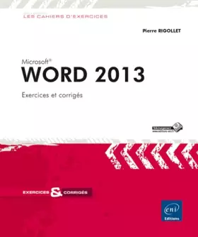 Couverture du produit · Word 2013