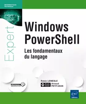 Couverture du produit · Windows PowerShell - Les fondamentaux du langage