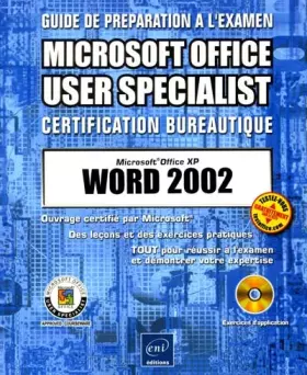 Couverture du produit · Word 2002