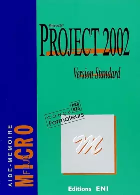Couverture du produit · Project 2002 : Version standard