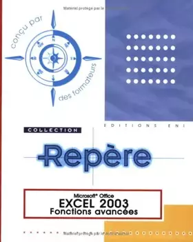 Couverture du produit · Excel 2003 : Fonctions avancées