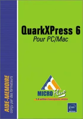 Couverture du produit · QuarkXPress 6 : Pour PC/Mac