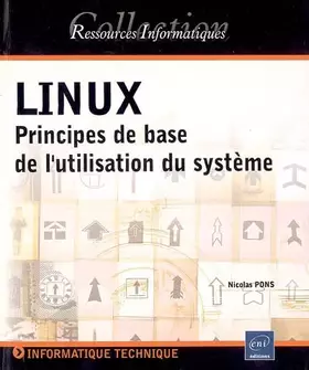 Couverture du produit · Linux : Principes de base de l'utilisation du système