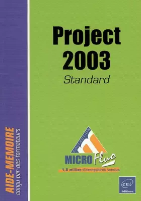 Couverture du produit · Project 2003 Standard