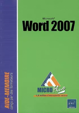Couverture du produit · Word 2007