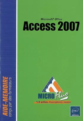 Couverture du produit · Access 2007