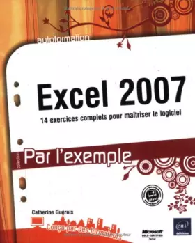 Couverture du produit · Excel 2007