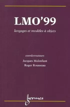 Couverture du produit · LMO 99, langages et modèles à objets. illustrations