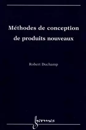Couverture du produit · Méthodes de conception de produits nouveaux