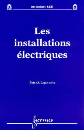 Couverture du produit · Les installations électriques