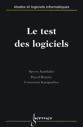 Couverture du produit · Le test des logiciels