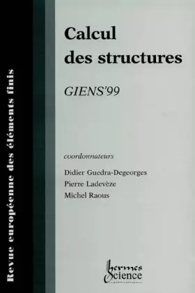 Couverture du produit · Calcul des structures, Giens 1999