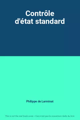 Couverture du produit · Contrôle d'état standard