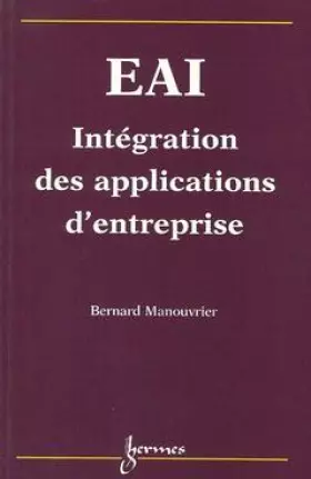Couverture du produit · EAI. Intégration des applications d'entreprise