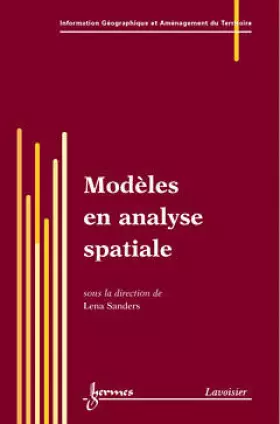Couverture du produit · Modèles en analyse spatiale