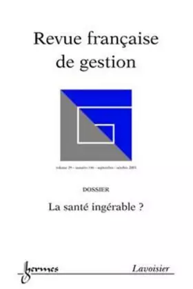 Couverture du produit · La sante integrale