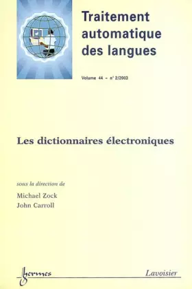 Couverture du produit · les dictionnaires électroniques