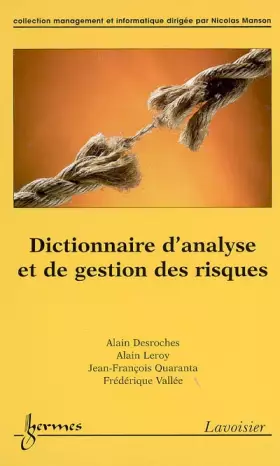 Couverture du produit · Dictionnaire d'analyse et de gestion des risques