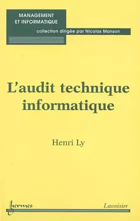 Couverture du produit · L'audit informatique