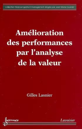Couverture du produit · Amélioration des performances par l'analyse de la valeur