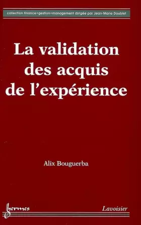 Couverture du produit · La validation des acquis de l'expérience