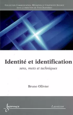 Couverture du produit · Identité et identification : Sens, mots et techniques