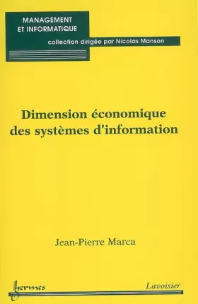 Couverture du produit · Dimension économique des systèmes d'information