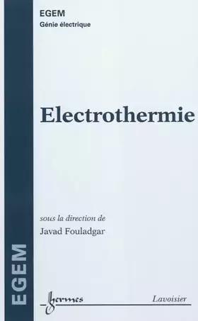 Couverture du produit · Electrothermie