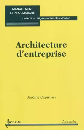 Couverture du produit · Architecture d'entreprise