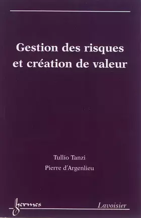 Couverture du produit · Gestion des risques et création de valeur