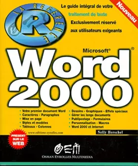 Couverture du produit · Word 2000