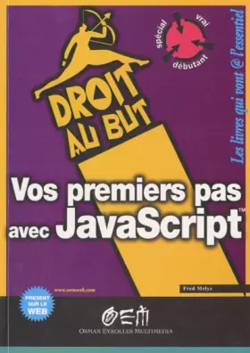 Couverture du produit · Vos premiers pas en Javascript
