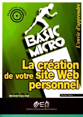 Couverture du produit · Creation votre site web perso (basic micro)