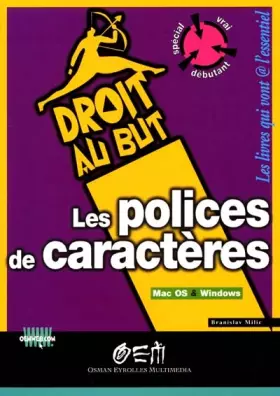 Couverture du produit · Les polices de caractères