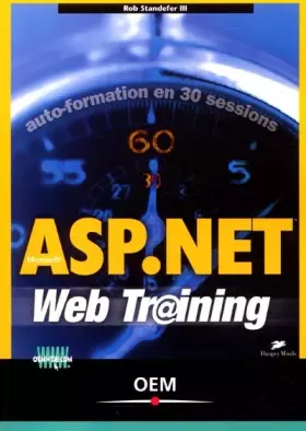 Couverture du produit · ASP.NET: Auto-formation en 30 sessions