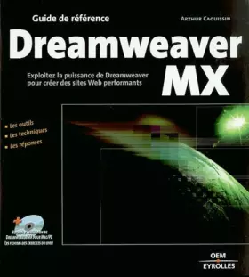 Couverture du produit · Guide de référence : Dreamweaver MX
