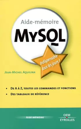 Couverture du produit · MySQL