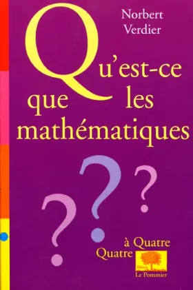 Couverture du produit · Qu'est-ce que les mathématiques ?