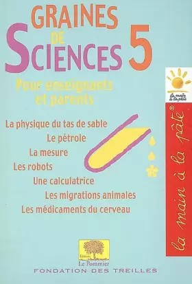 Couverture du produit · Graines de sciences : Tome 5