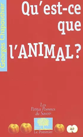 Couverture du produit · Qu'est-ce que l'animal ?