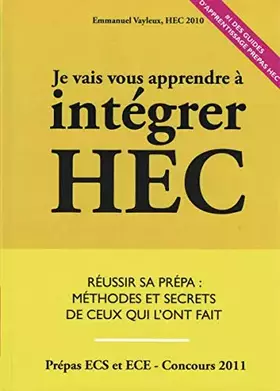 Couverture du produit · Je Vais Vous Apprendre à Intégrer HEC