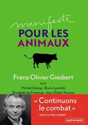 Couverture du produit · Manifeste pour les animaux