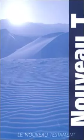 Couverture du produit · Nouveau Testament